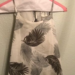 Sadie and Sage Palm Romper